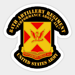 84th Artillery Regiment Sticker